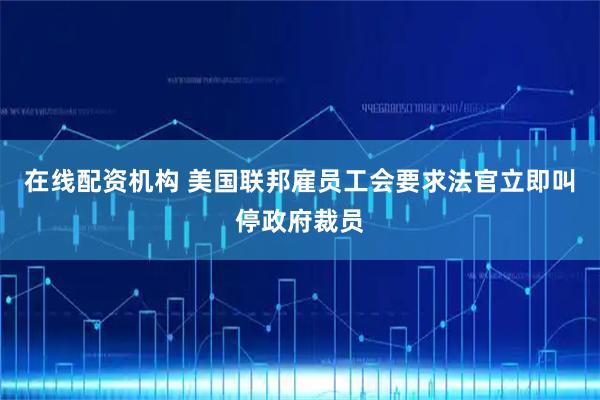 在线配资机构 美国联邦雇员工会要求法官立即叫停政府裁员