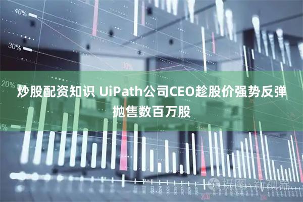 炒股配资知识 UiPath公司CEO趁股价强势反弹抛售数百万股